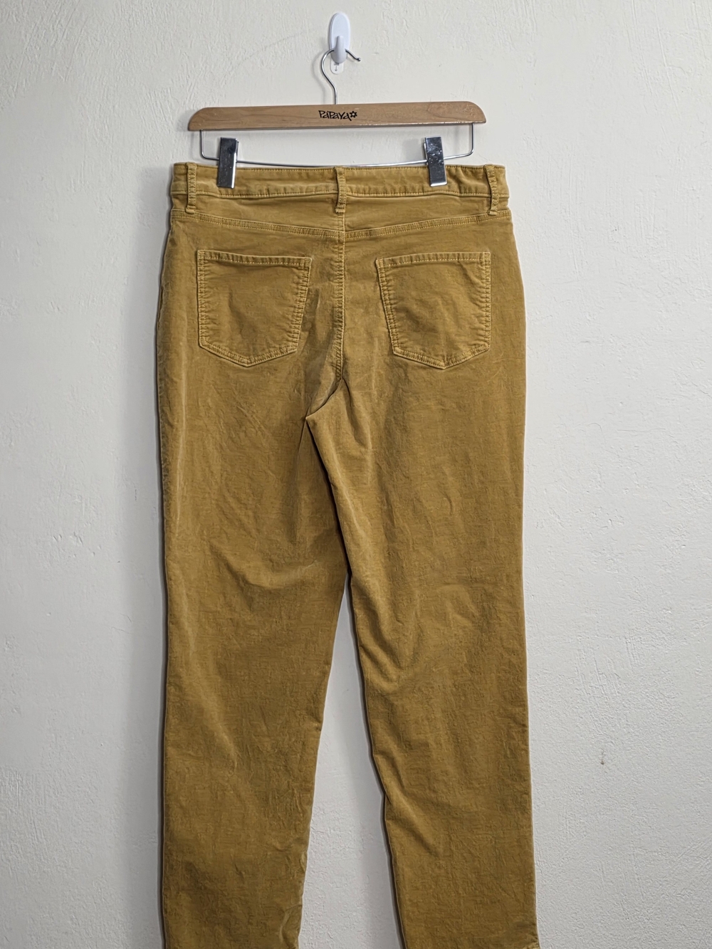 croft & barrow Girls' Sunny Yellow Corduroy Bottoms - Picture 2 of 3